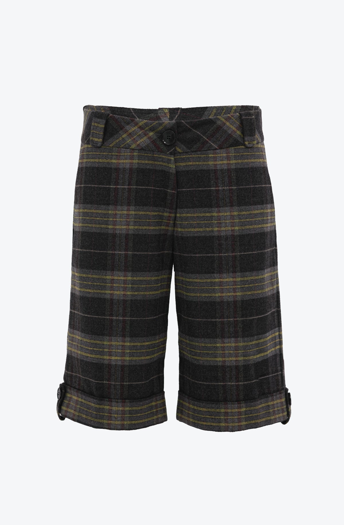Plaid Pattern Woven Short