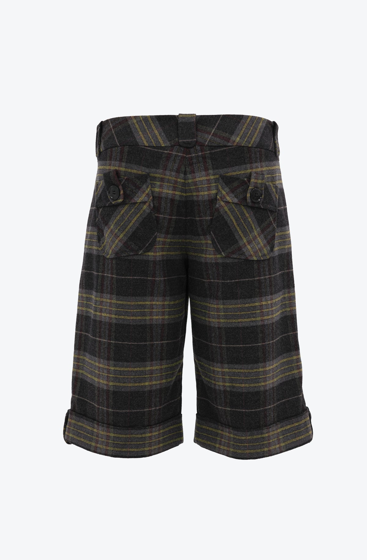 Plaid Pattern Woven Short