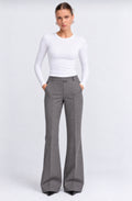 Checkered Woven Trousers