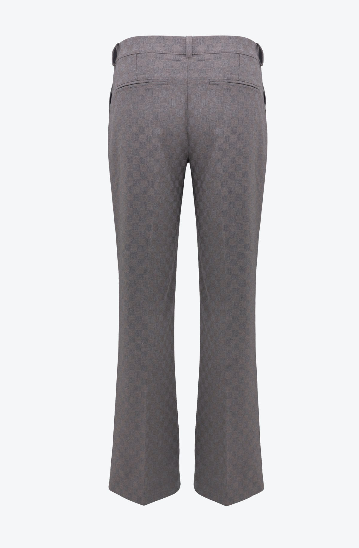 Checkered Woven Trousers
