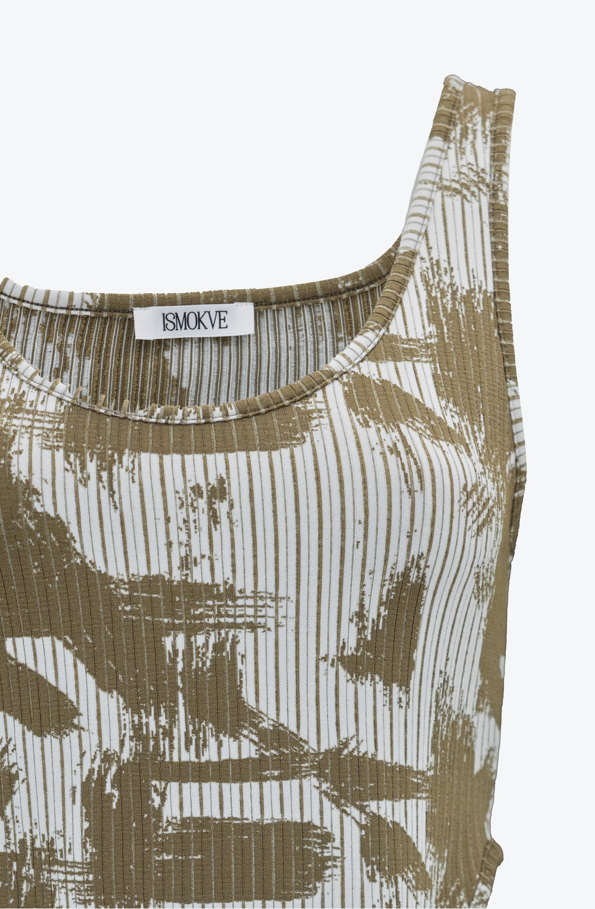Patterned Square Neck Bodysuit