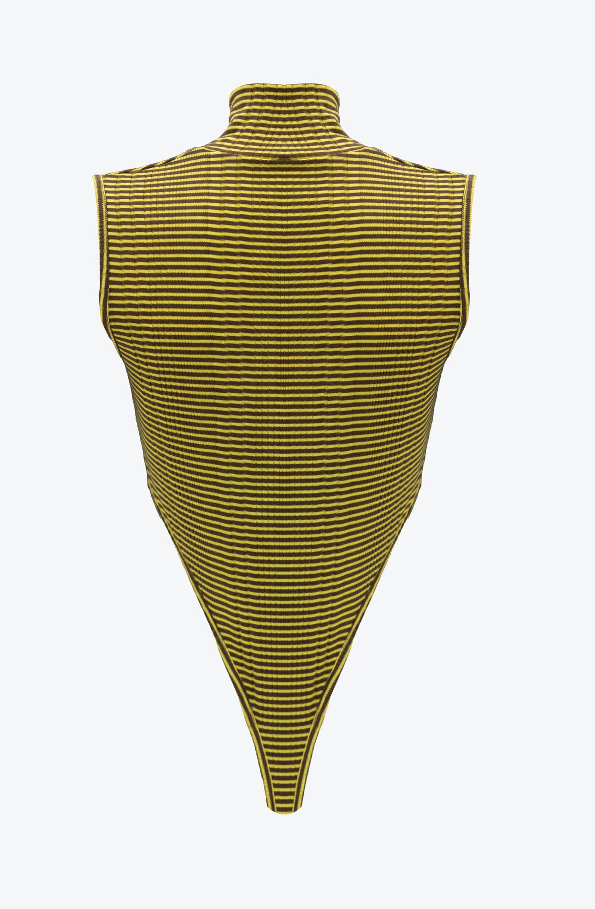 Striped Turtleneck Bodysuit