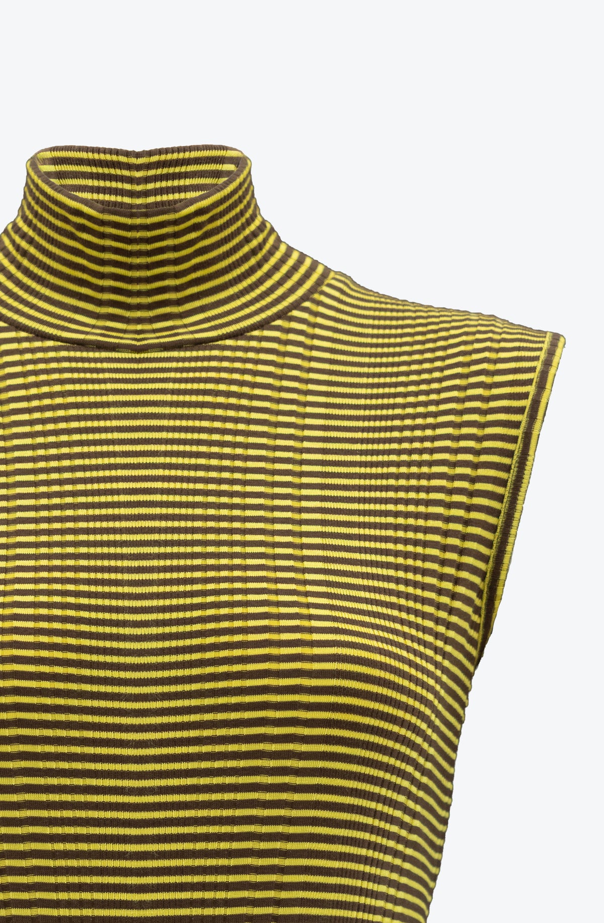 Striped Turtleneck Bodysuit